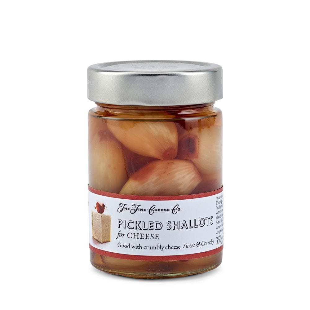 Pickled Shallots for Cheese