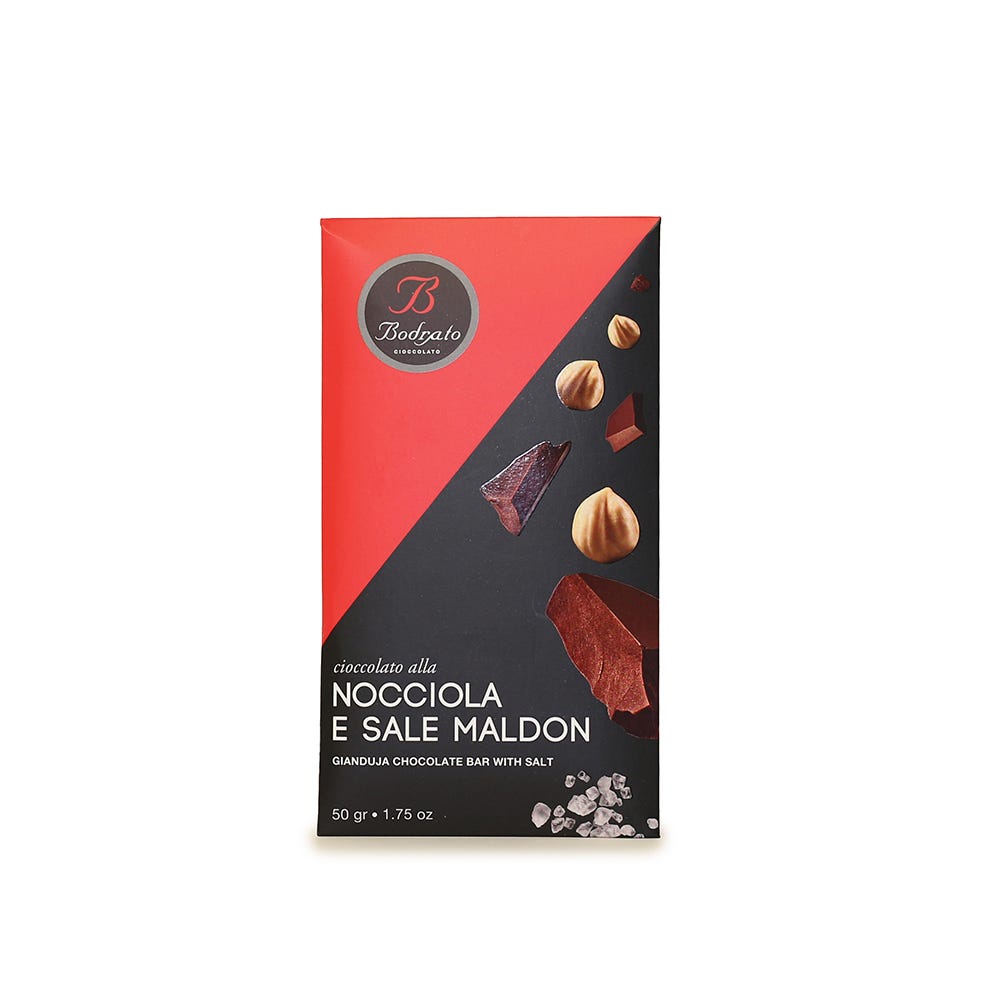 Bodrato Tavoletta Nocciola e Sale Maldon (Hazelnut & Maldon Sea Salt)